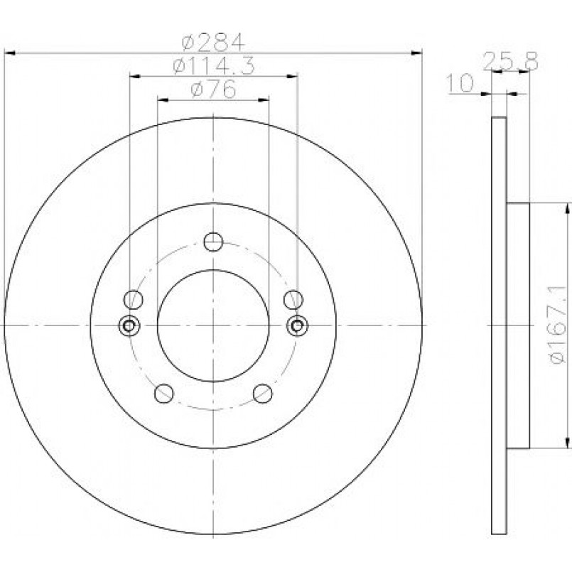 92252703 TEXTAR Диск гальмівний — фото товара