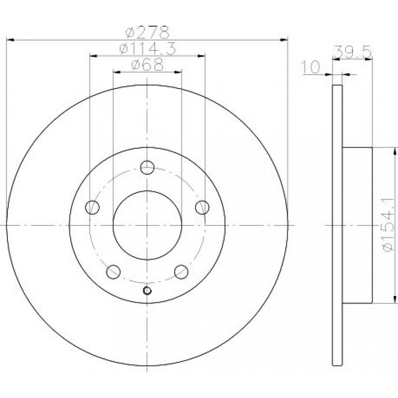 92254703 TEXTAR Диск гальмівний — фото товара
