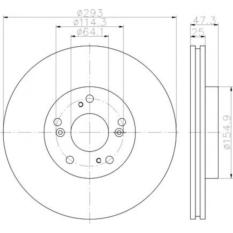 92257303 TEXTAR Диск гальмівний — фото товара