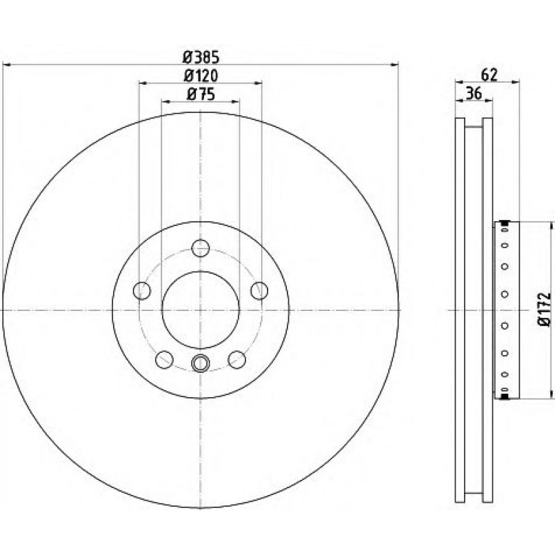 92266425 TEXTAR Диск гальмівний — фото товара