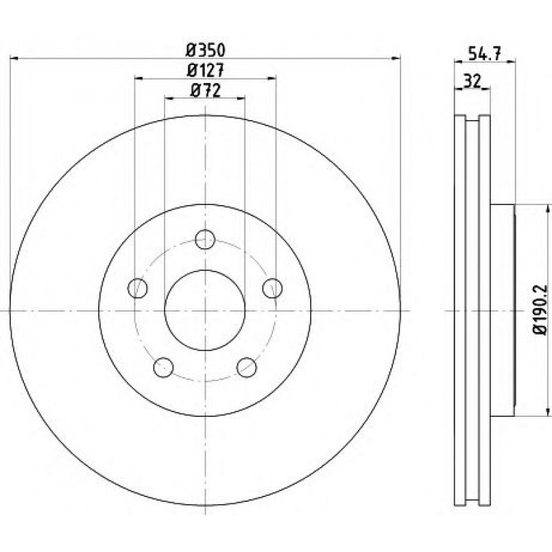 92272205 TEXTAR Диск гальмівний — фото товара