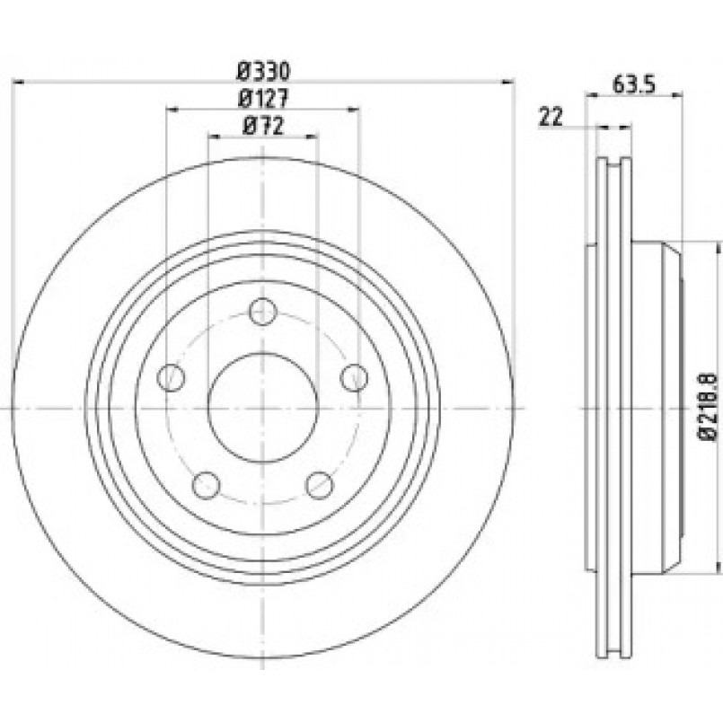 92273403 TEXTAR Диск гальмівний — фото товара