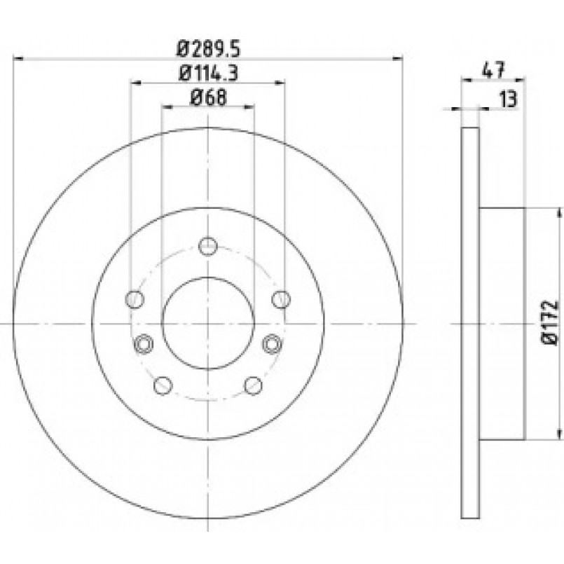 92274003 TEXTAR Диск гальмівний — фото товара