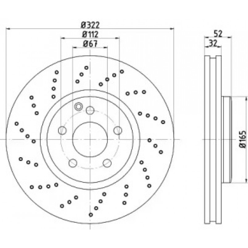 92277705 TEXTAR Диск гальмівний — фото товара