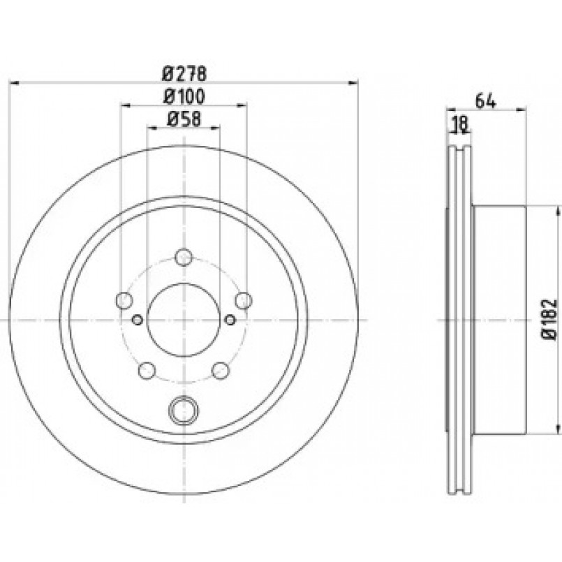92278503 TEXTAR Диск гальмівний — фото товара