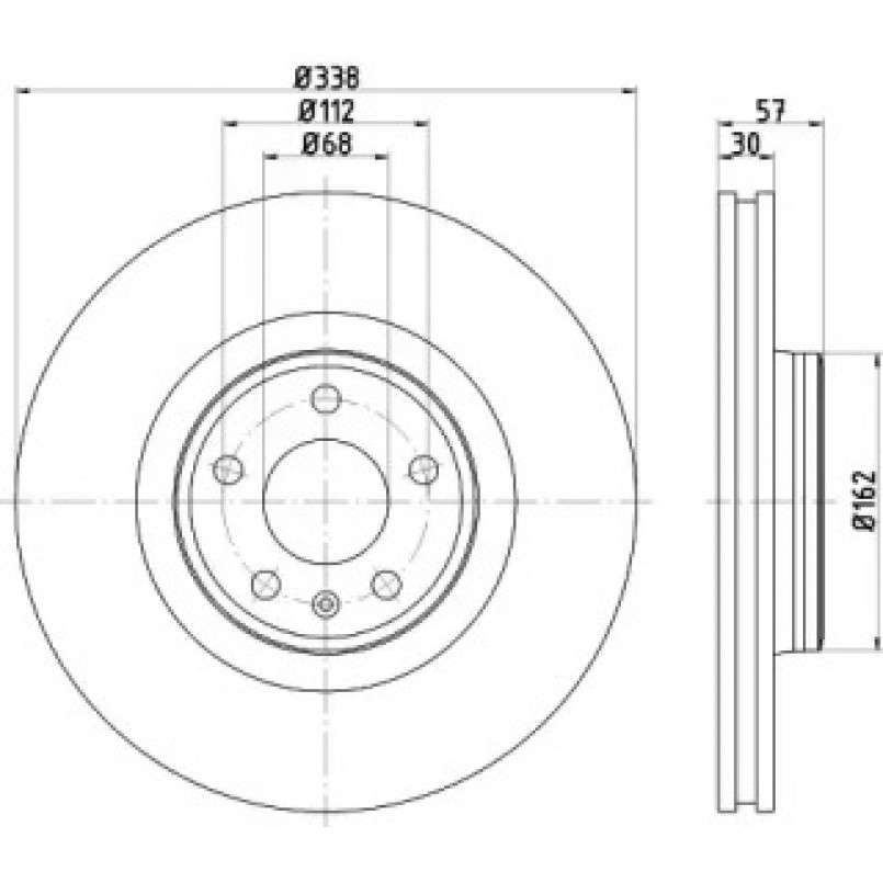 92282605 TEXTAR Диск гальмівний — фото товара