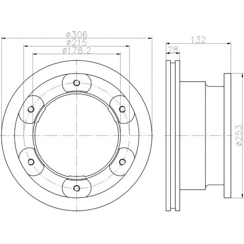 93177703 TEXTAR Диск гальмівний — фото товара