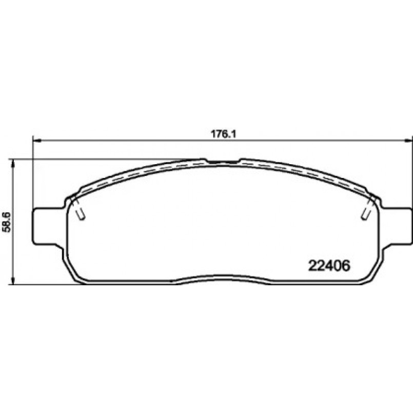 2240601 TEXTAR Гальмівні колодки до дисків — фото товара
