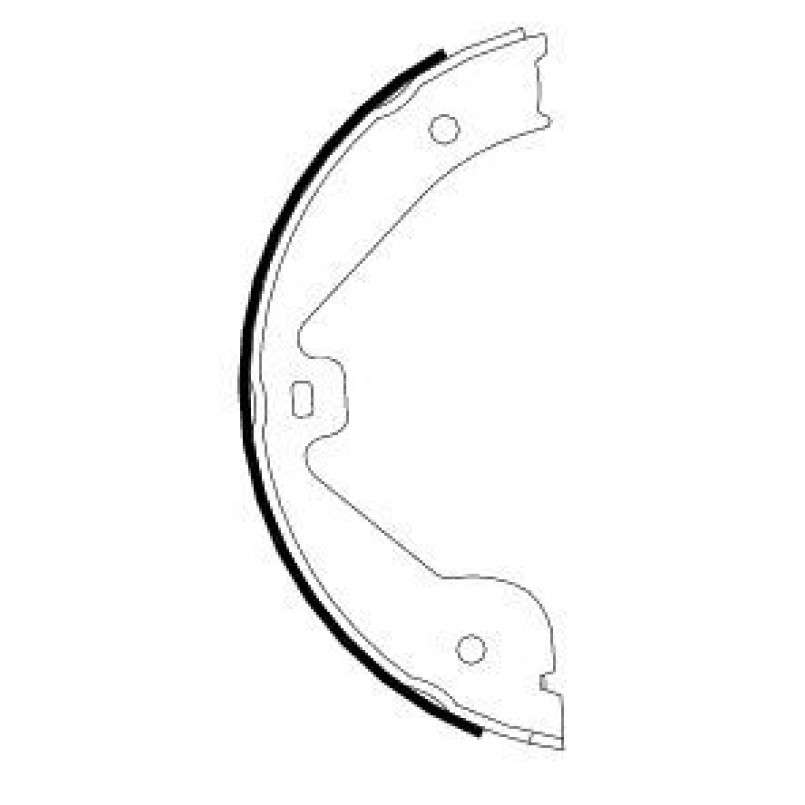 91062400 TEXTAR Гальмівні колодки до барабанів — фото товара