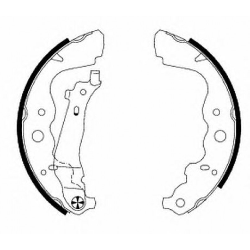 91069300 TEXTAR Гальмівні колодки до барабанів — фото товара
