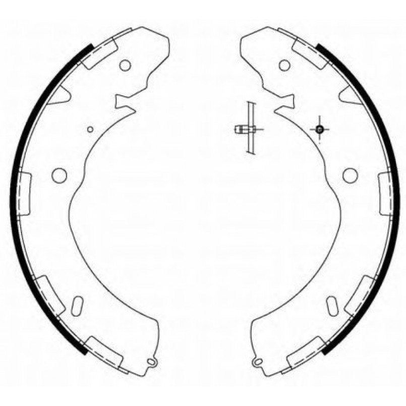 91073000 TEXTAR Гальмівні колодки до барабанів — фото товара