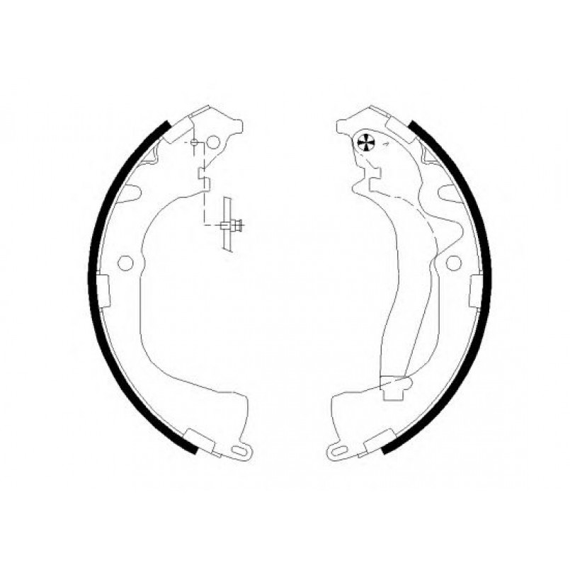 91078700 TEXTAR Гальмівні колодки до барабанів — фото товара