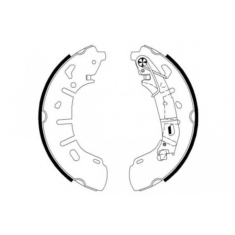 91079300 TEXTAR Гальмівні колодки до барабанів — фото товара