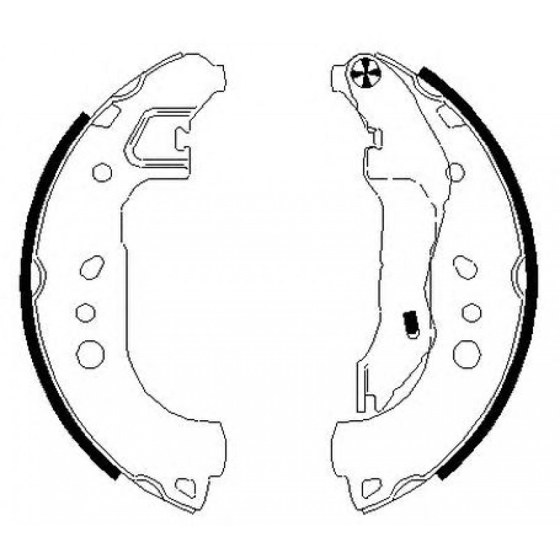 91080100 TEXTAR Гальмівні колодки до барабанів — фото товара