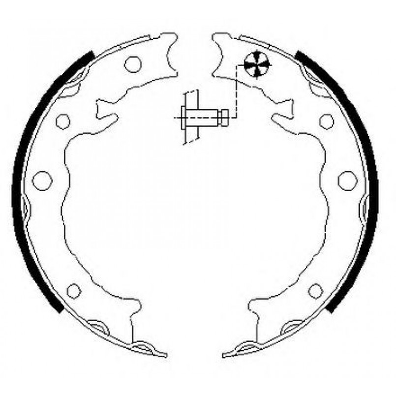 91080500 TEXTAR Гальмівні колодки до барабанів — фото товара