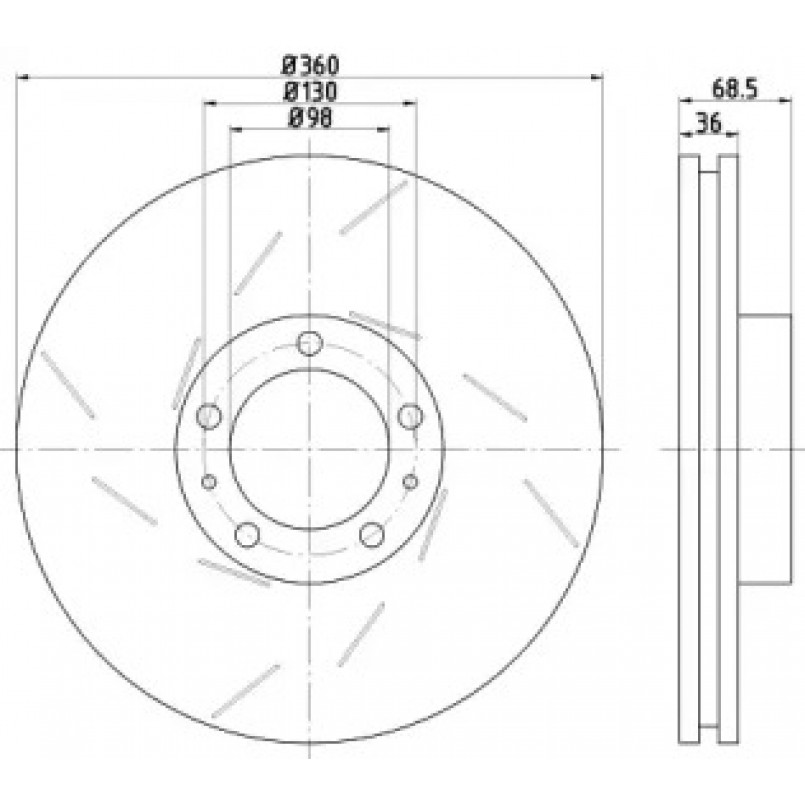 92213905 TEXTAR Диск гальмівний — фото товара