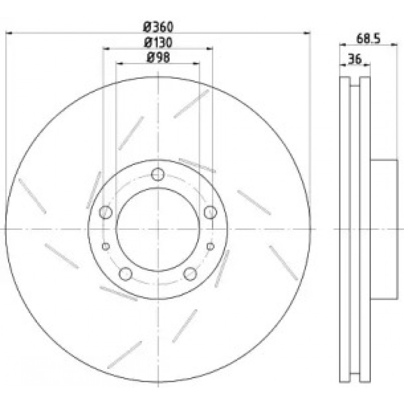 92214005 TEXTAR Диск гальмівний — фото товара