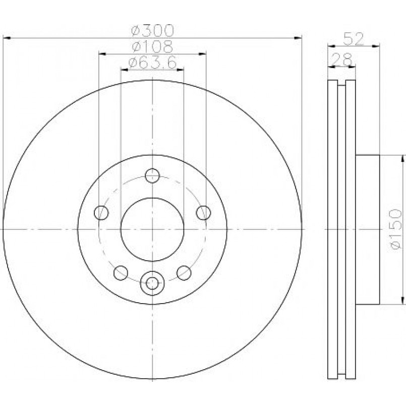 92196903 TEXTAR Диск гальмівний — фото товара