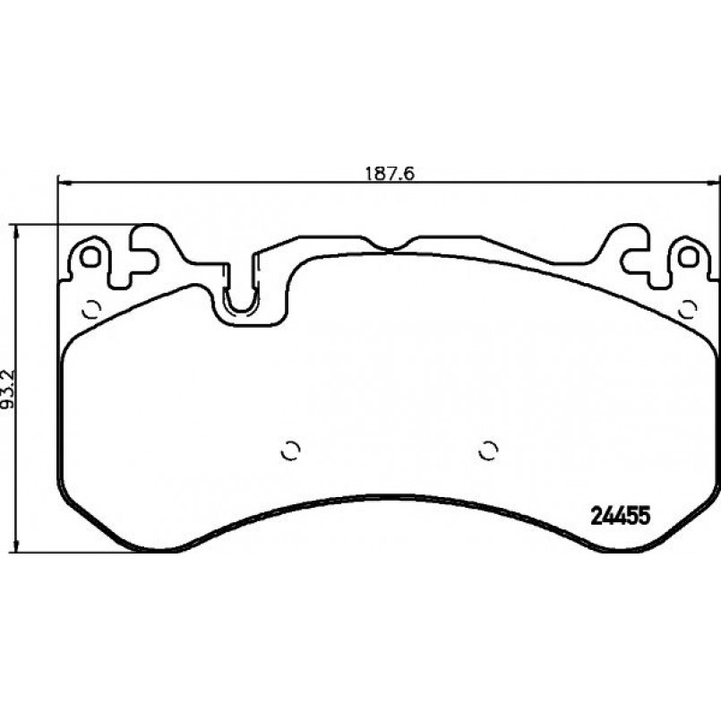 2445501 TEXTAR Гальмівні колодки до дисків — фото товара