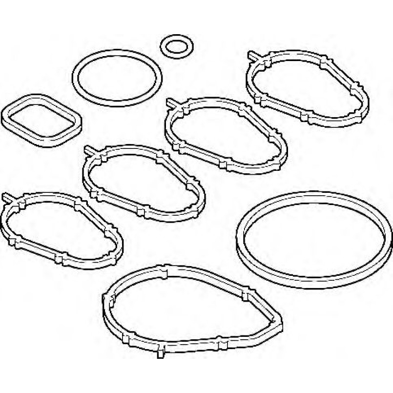 728.670 ELRING Прокладка колектора — фото товара №1