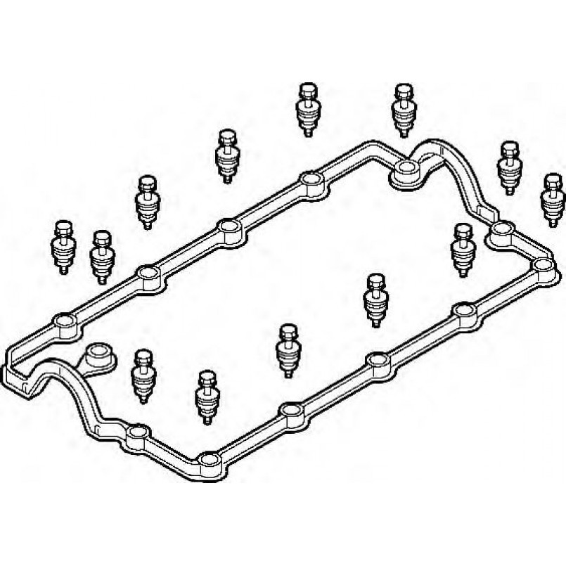 726.290 ELRING Прокладка кришки клапанів VW Golf IV 1.9 TDI 99-06 (к-кт) — фото товара