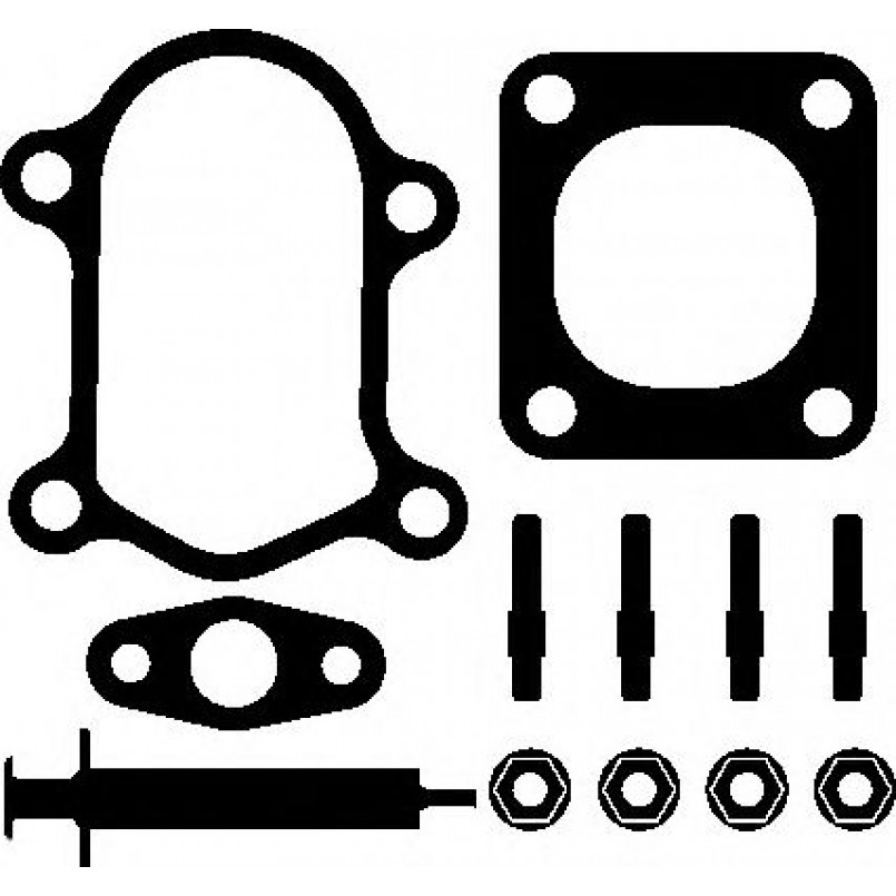714.810 ELRING Комплект прокладок турбіни Citroen Jumper/Fiat Ducato/Opel Movano 2.8 HDI/JTD/DTI 98- — фото товара