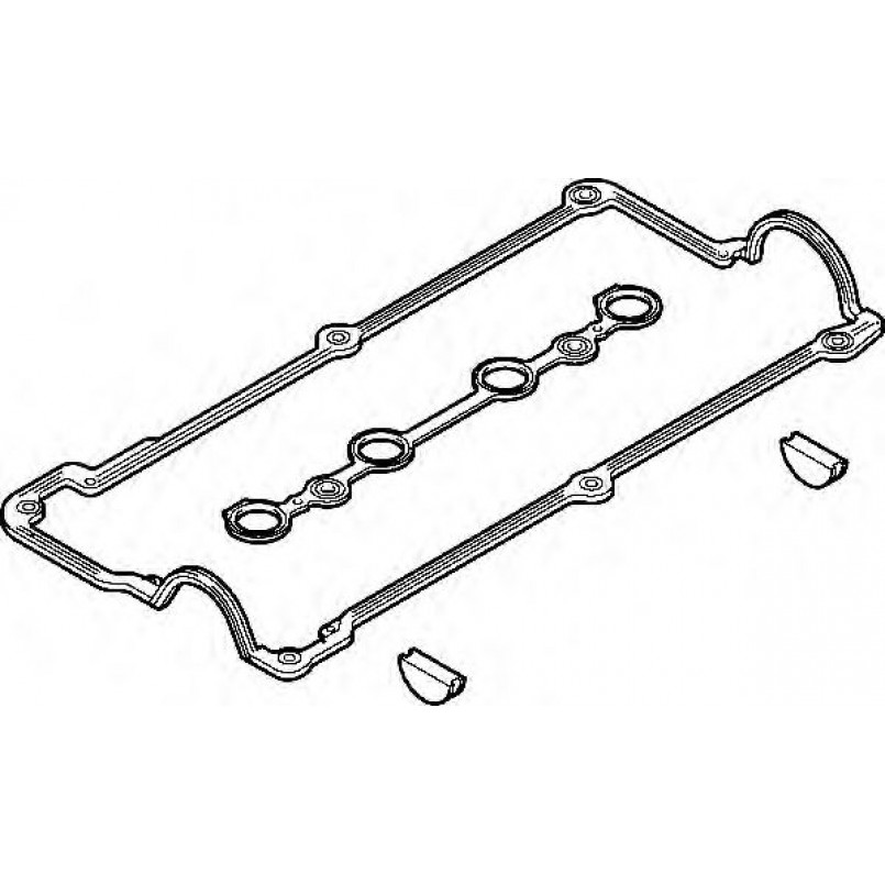 712.470 ELRING Прокладка кришки клапанів Audi 100/80/A6/VW Passat 2.0TDI 92-99 (к-кт) — фото товара