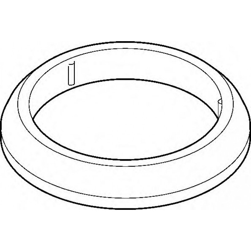 698.750 ELRING Прокладка труби вихлопної Toyota Corolla 1.4D 04-07 — фото товара