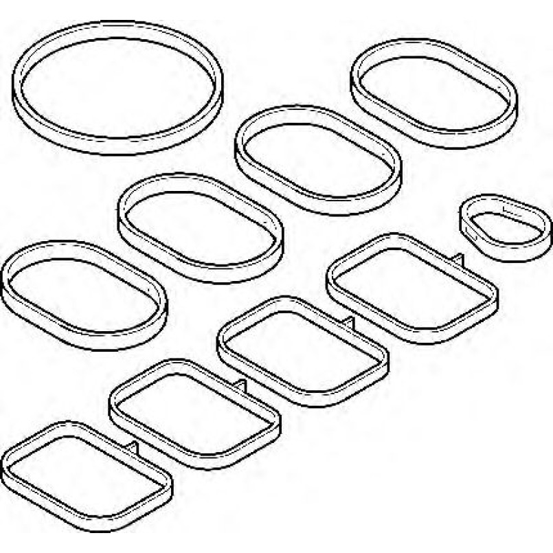 689.940 ELRING Прокладка колектора — фото товара №1