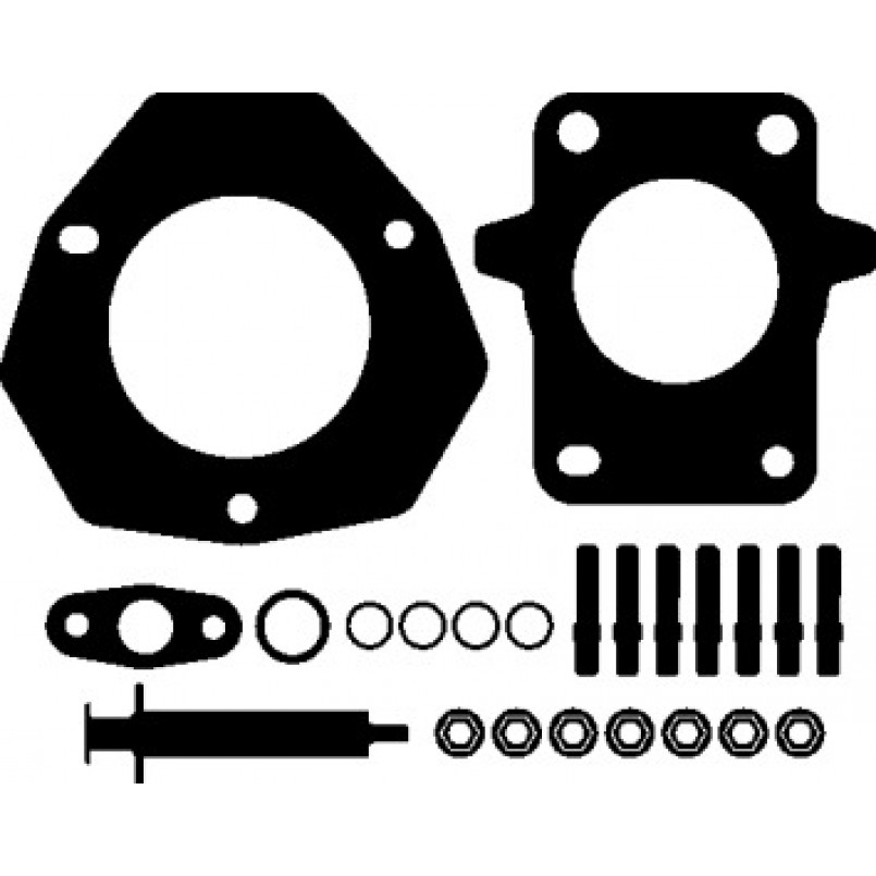 572.870 ELRING Комплект прокладок турбіни Renault Megane III 1.4 TCe 09- — фото товара