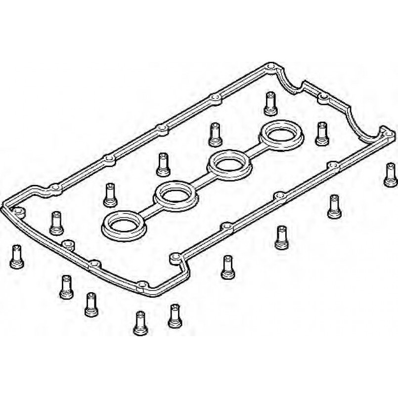 569.860 ELRING Комплект прокладок двигуна — фото товара