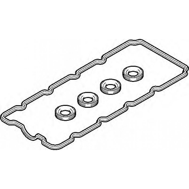 498.990 ELRING Комплект прокладок двигуна — фото товара