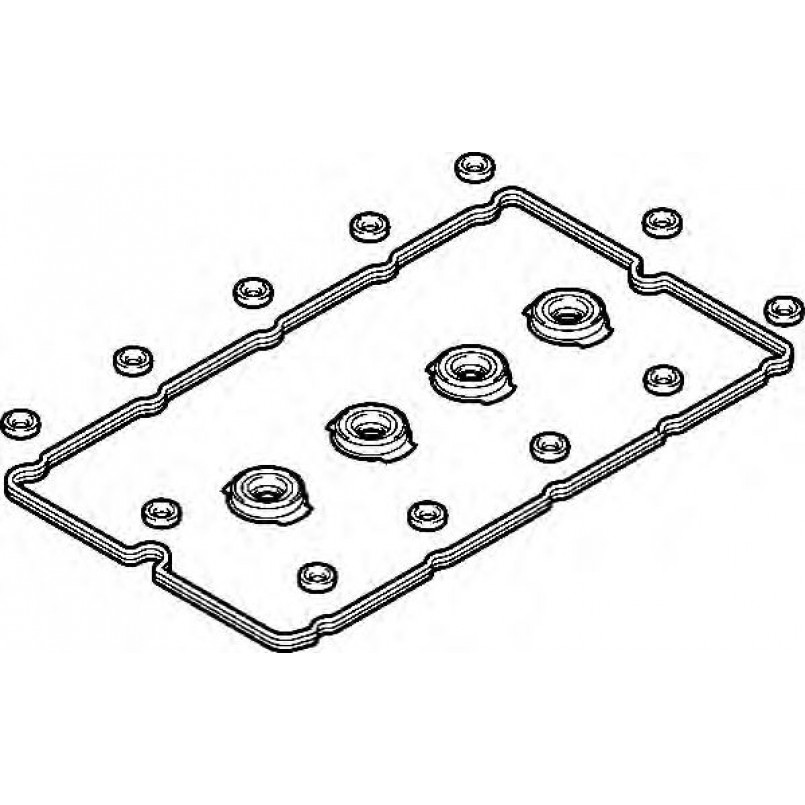 389.080 ELRING Прокладка кришки клапанів Ford Transit 2.0/2.2/2.4 TDCi 00- (к-кт) — фото товара