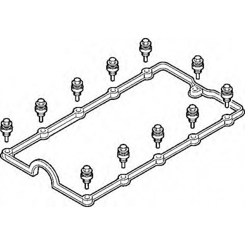 388.930 ELRING Прокладка кришки клапанів VW Golf V/Passat 2.0 TDI 05-13, AZV/BKD/BKP/BMA/BVE/BWV (к- — фото товара