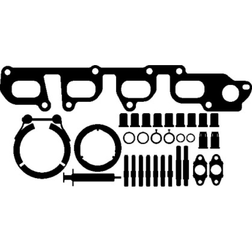 323.400 ELRING Комплект прокладок турбіни VW T5/T6 2.0 TDI 09- — фото товара №1