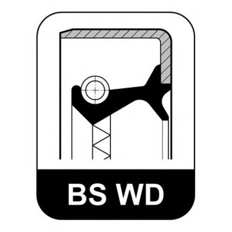 293.400 ELRING Сальник маточини (передньої) MB E-class (W210/211)/C-class (W202/204) 93-02 (48x64x12 — фото товара