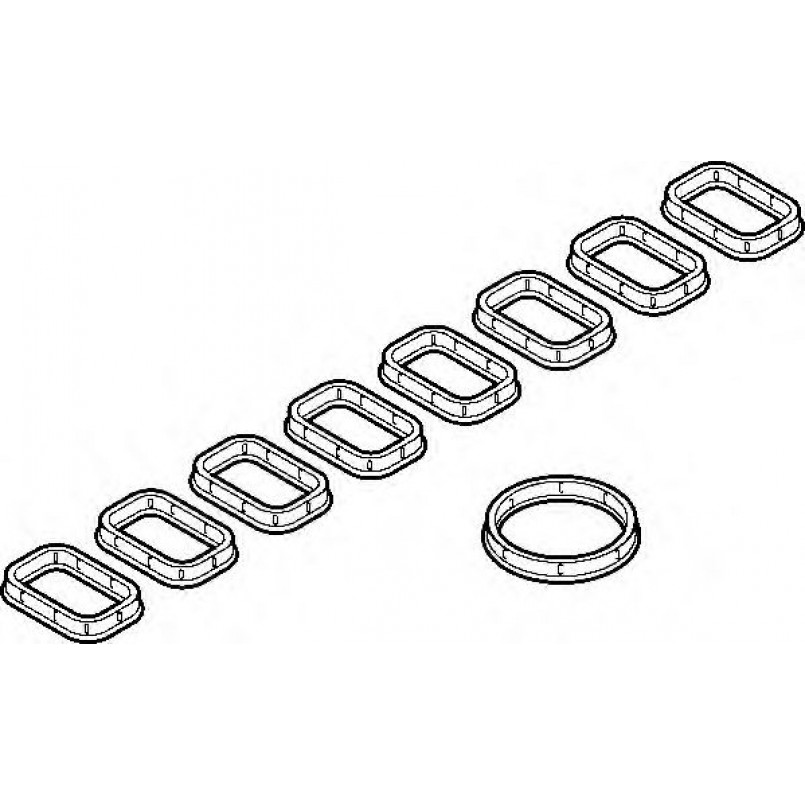 280.350 ELRING Прокладка колектора впускного Ford Transit 2.0/2.4 TDCi 00-06 (к-кт) — фото товара