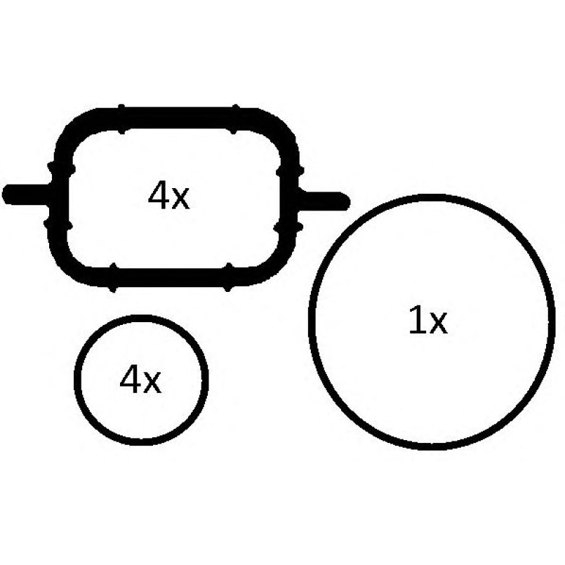 228.680 ELRING Комплект прокладок колектора впускного BMW 3 (E46) 318/320 d 00-07 — фото товара №1