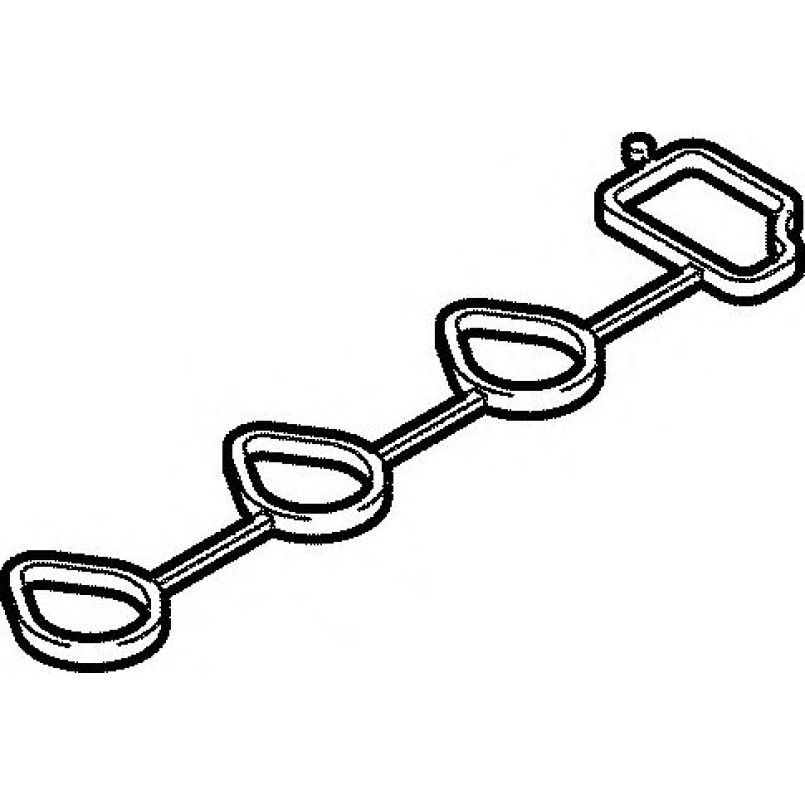 166.210 ELRING Прокладка колектора — фото товара №1