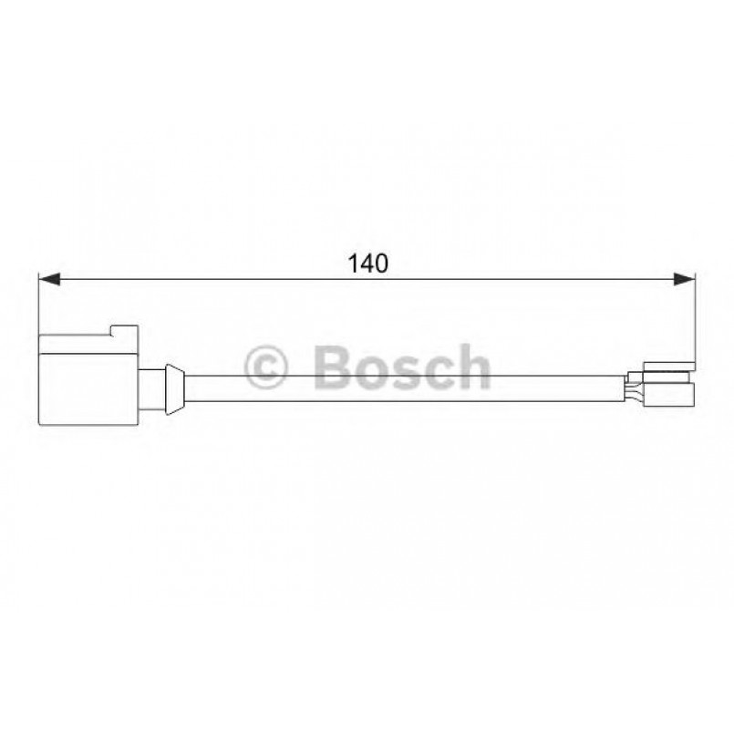 1987474566 BOSCH Датчик зносу гальмівних колодок — фото товара