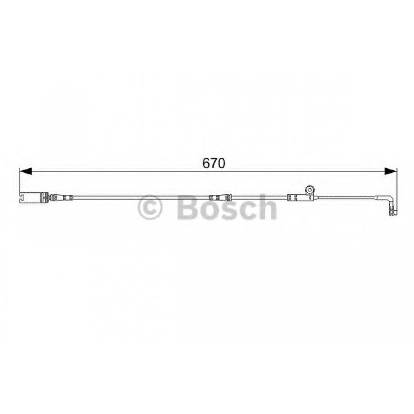 1987473002 BOSCH Датчик зносу гальмівних колодок — фото товара №1