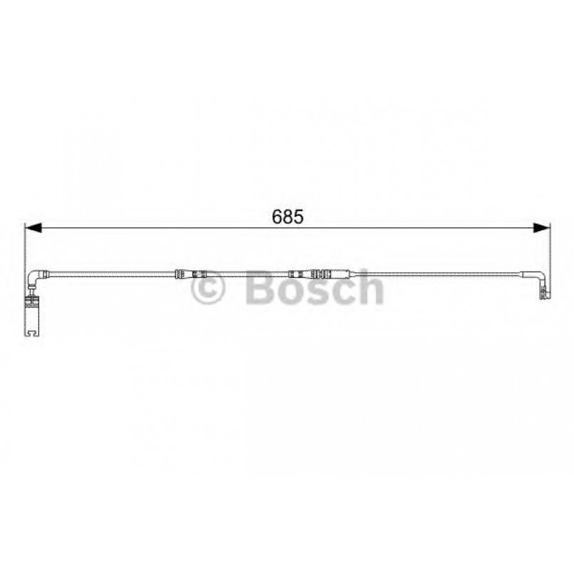 1987473003 BOSCH Датчик зносу гальмівних колодок — фото товара