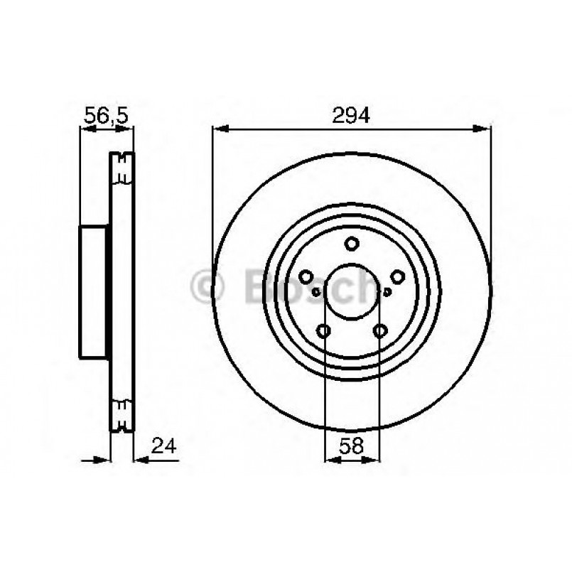 0986478977 BOSCH Гальмівний диск BD875 — фото товара №1