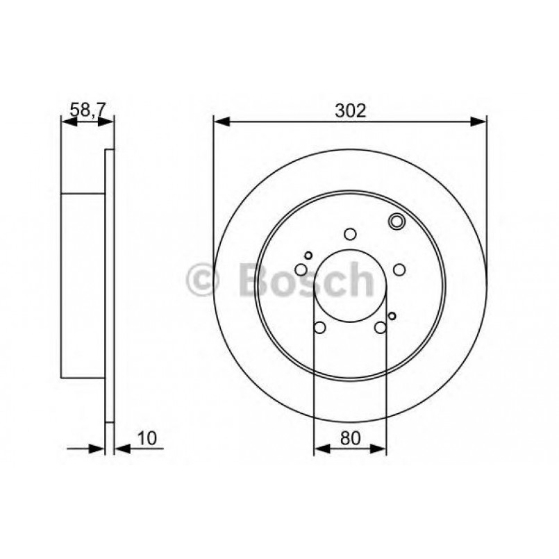 0986479318 BOSCH Гальмівний диск BD1222 — фото товара №1