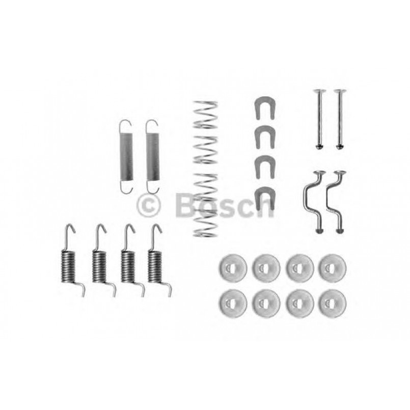 1987475286 BOSCH Монтажний комплект задніх гальмівний колодок — фото товара