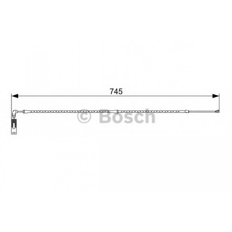 1987473000 BOSCH Датчик зносу гальмівних колодок — фото товара