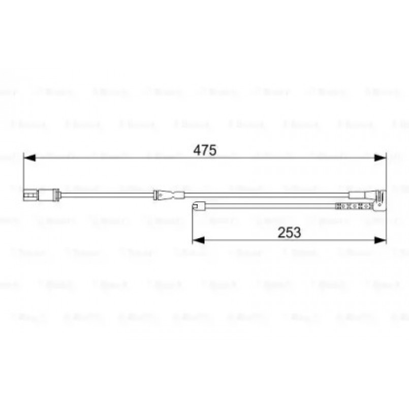 1987473548 BOSCH Датчик зносу гальмівних колодок — фото товара №1