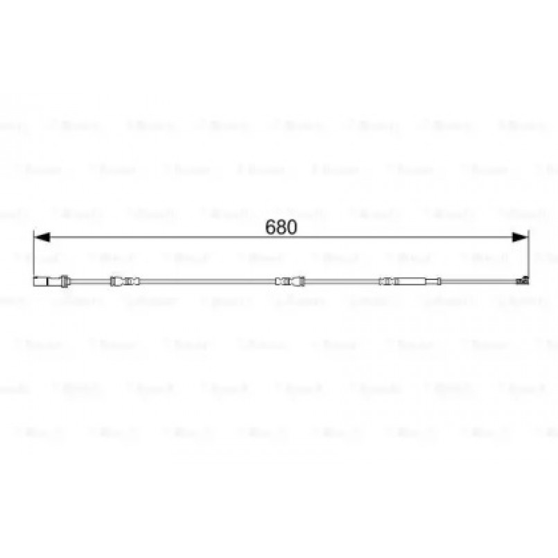 1987473568 BOSCH Датчик зносу гальмівних колодок — фото товара №1