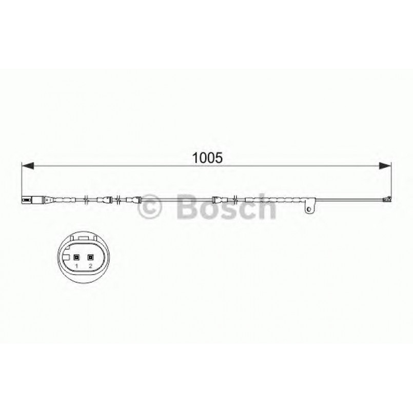 1987473521 BOSCH Датчик зносу гальмівних колодок — фото товара