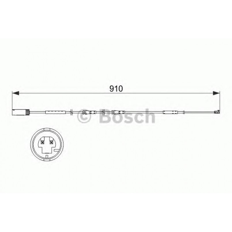 1987473522 BOSCH Датчик зносу гальмівних колодок — фото товара